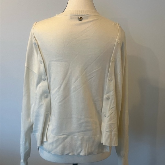 My Twinset White Cardigan – Button Detail – Size Medium – Classic & Chic - Picture 12 of 17